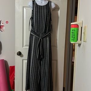 New with tags black and white jumpsuit
